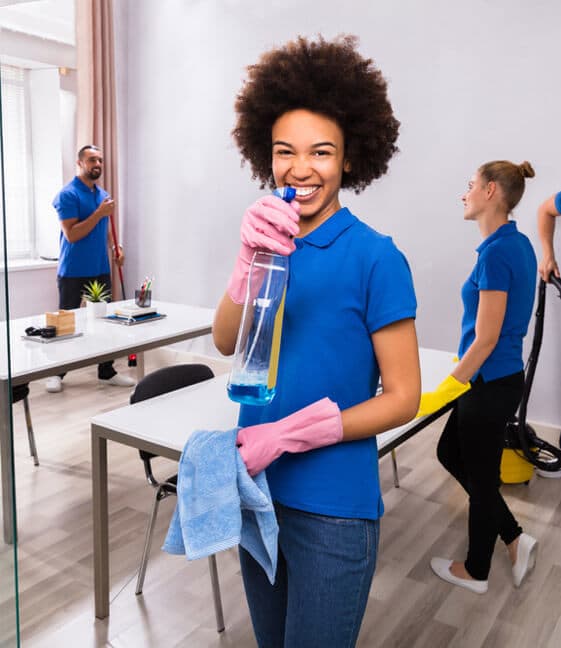 Hygiënische schoolruimte voor leerlingen en medewerkers
