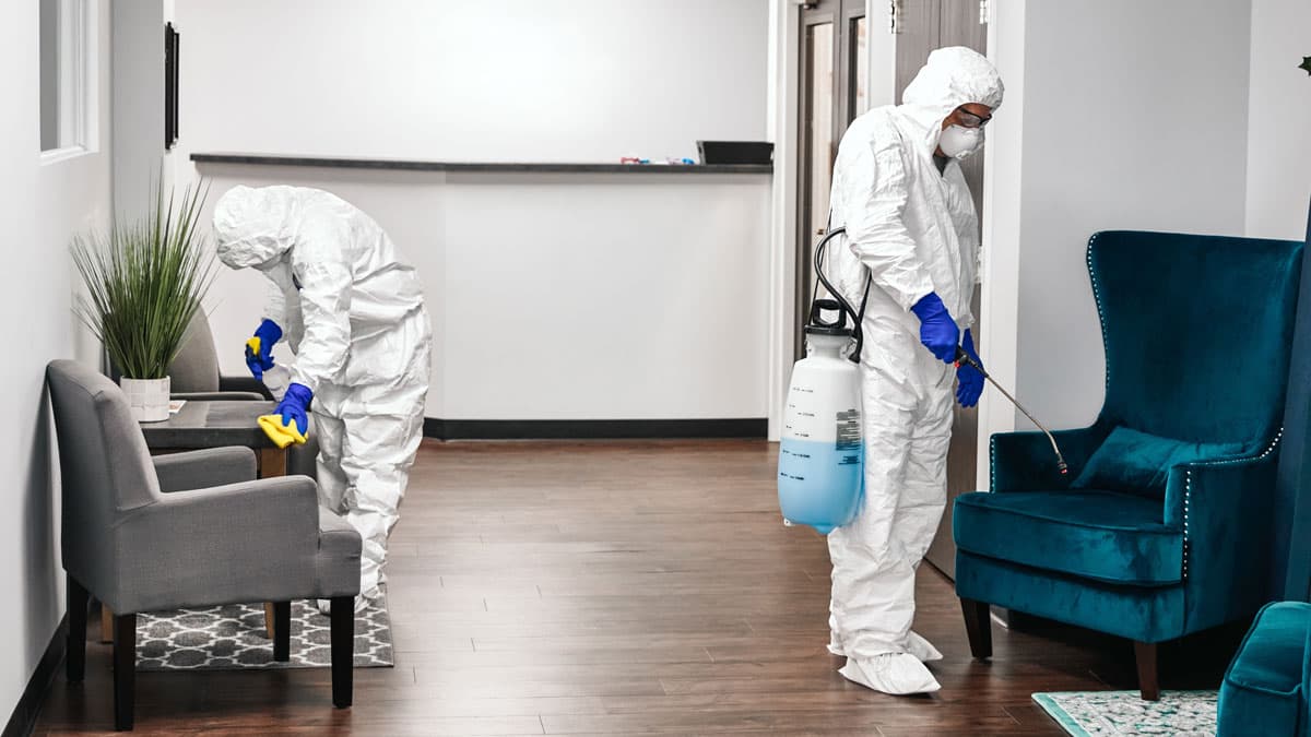 Hygiënische schoonmaak in een professionele omgeving